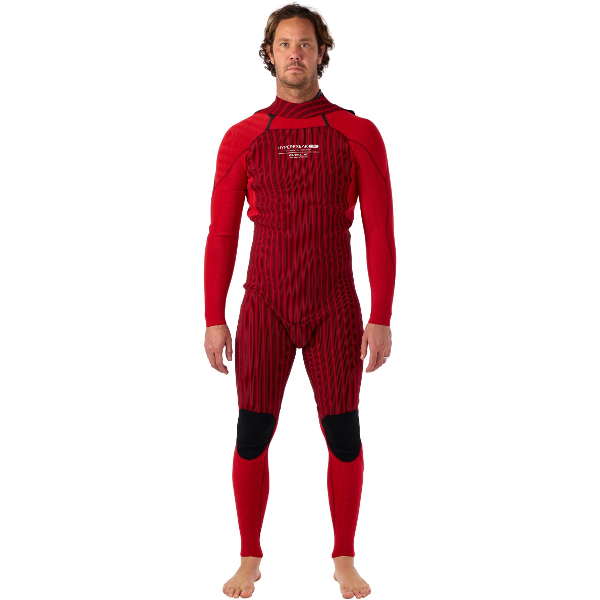 2026 O'Neill Hommes Hyperfreak Fire 5/4+mm Back Zip Combinaison Néoprène 5676 - Black